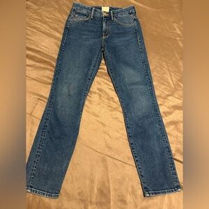 MOTHER High-Waisted Looker Crop Jeans